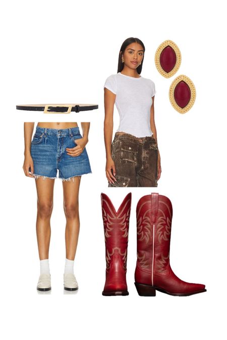 Styling. Country concert outfit. Concert outfit. Cowboy boots  

#LTKShoeCrush #LTKFestival #LTKSeasonal