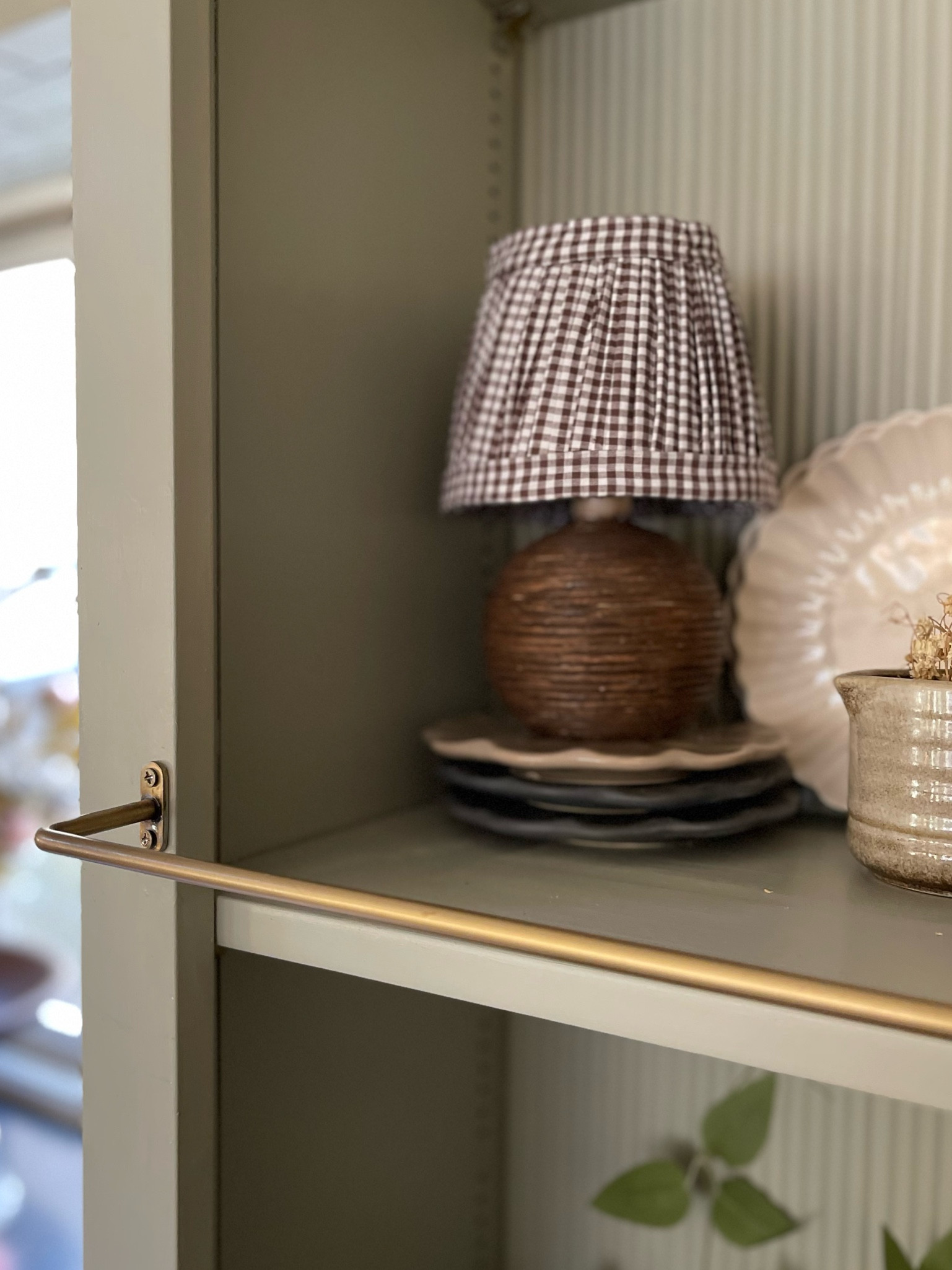 DIY mini lamp with brown gingham pleated fabric and stained rattan base. 

Amazon, home decor, home project, home craft

#LTKhome #LTKunder50 #LTKFind