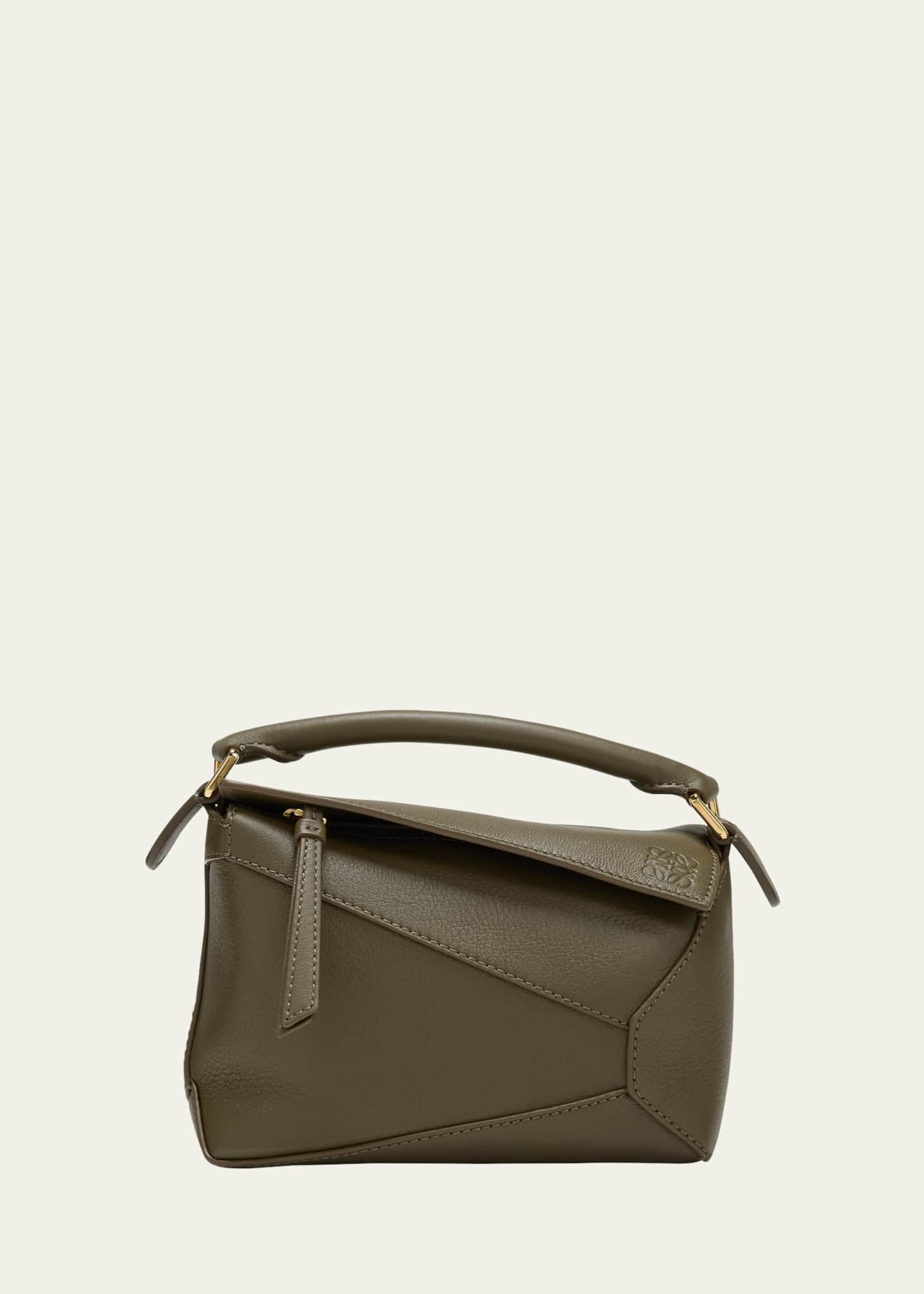 Loewe x Paula’s Ibiza Puzzle Edge Mini Top-Handle Bag in Leather | Bergdorf Goodman