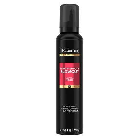 TRESemmé Whipped Shaping Mousse For Instant Hydration, Keratin Smooth Weightless, ,7Oz | Walmart (US)