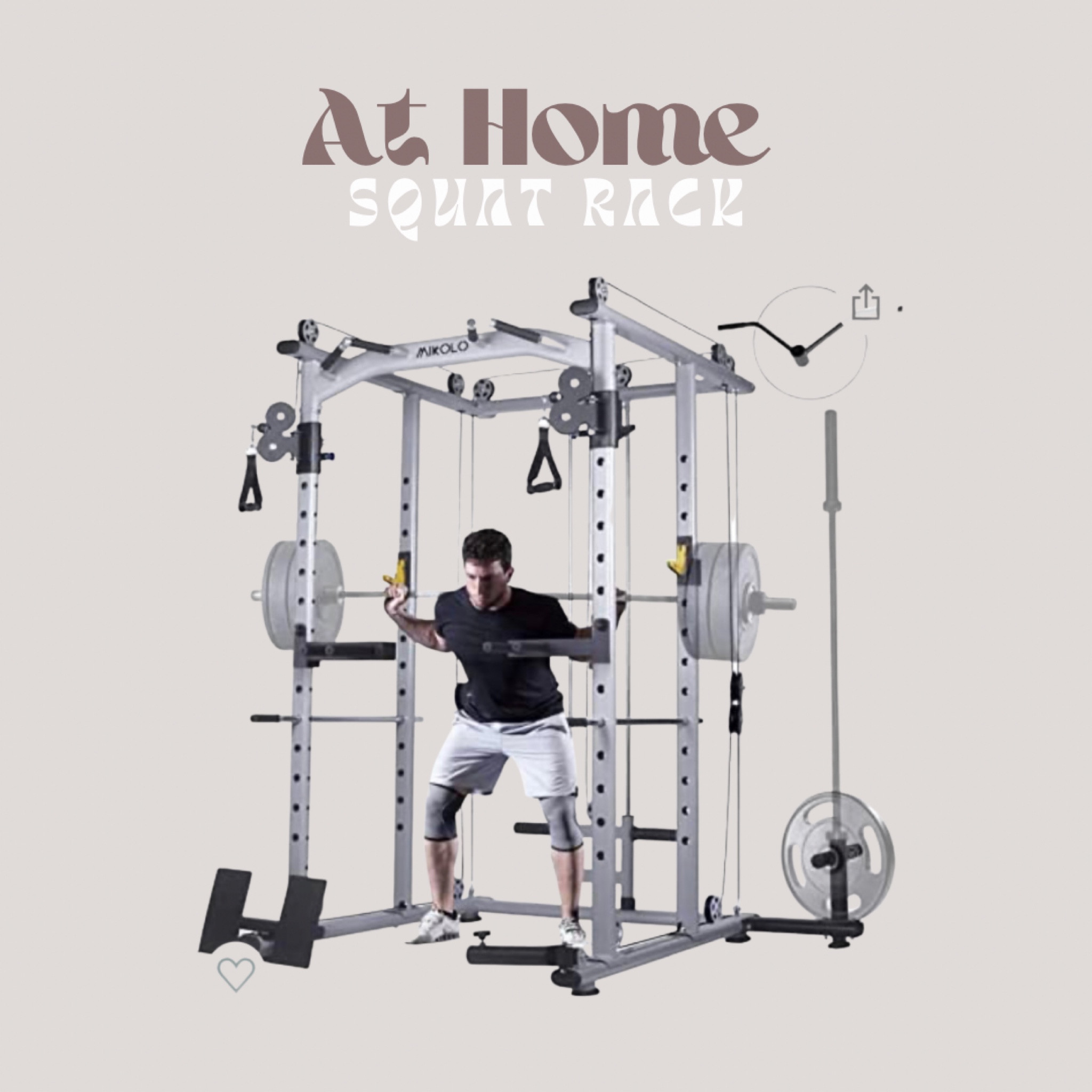 At Home Squat Rack 

#LTKhome #LTKfit #LTKGiftGuide