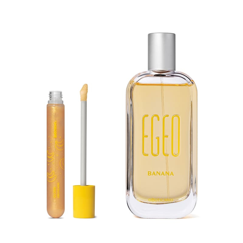Combo Banana: Egeo Desodorante Colônia 90ml + Gloss Brilho Labial Intense 5,2ml | O Boticário | oBoticario (BR)