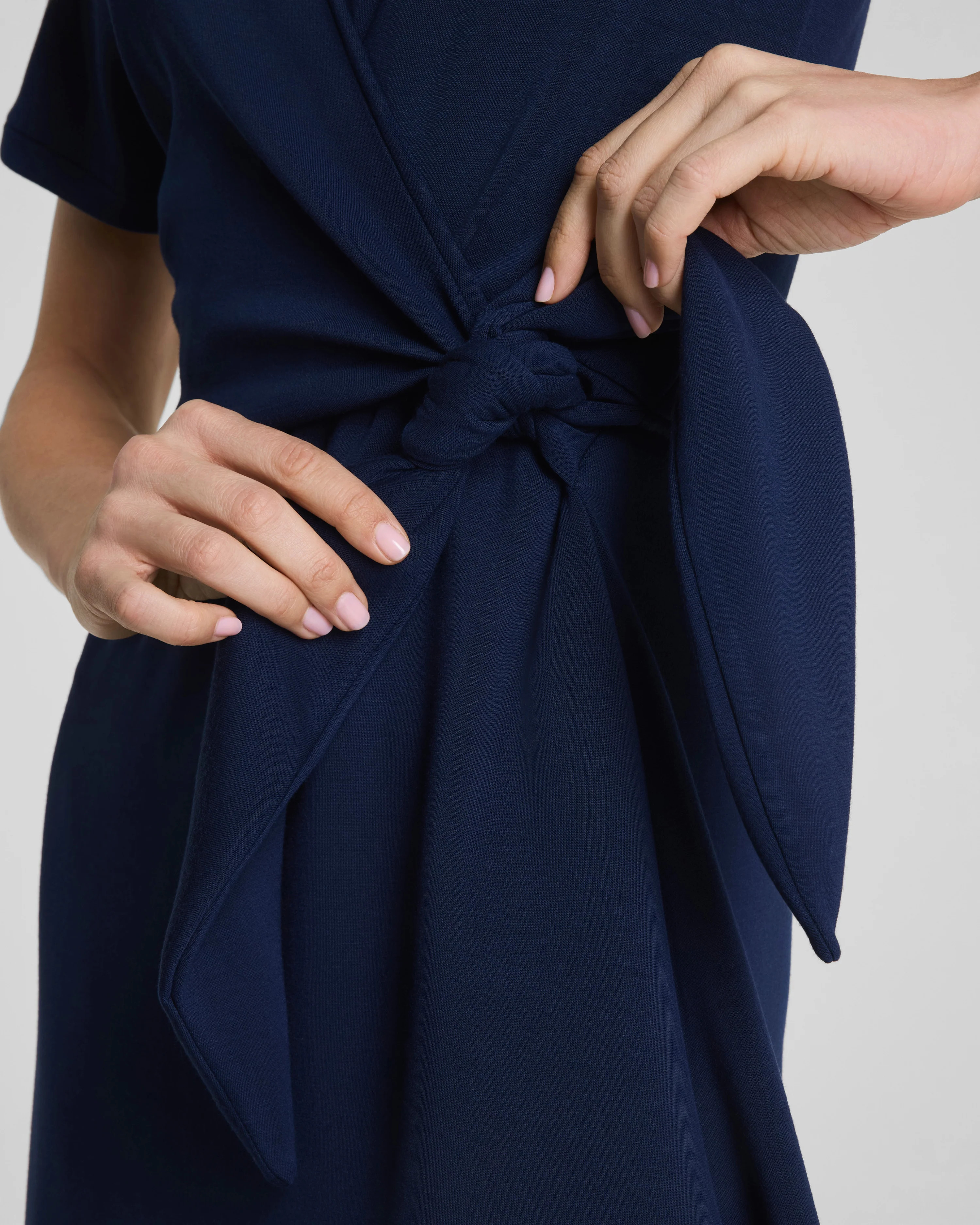 Collared Tie-Waist Midi Dress | Spanx