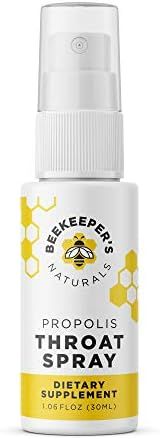 Beekeeper's Naturals Spray 95% Bee Propolis Extract-Natural Immune Support & Sore Throat Relief A... | Amazon (US)