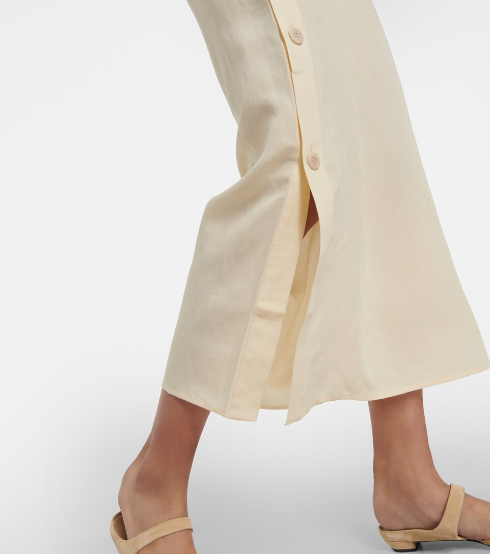 Linen-blend maxi skirt | Mytheresa (US/CA)