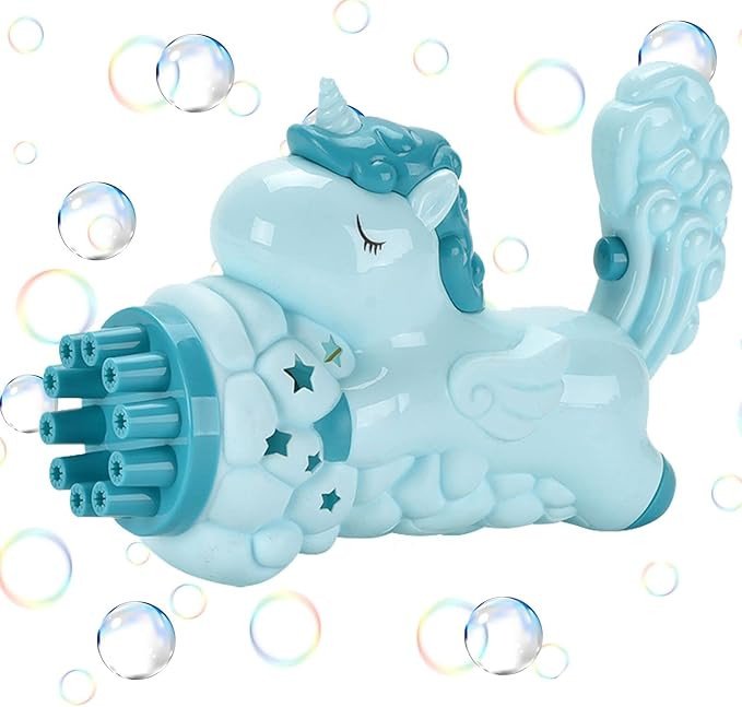 Unicorn Bubble Machine,Indoor Outdoor Toys Bubble Guns for Kids, Bubble Blaster Party Favors, Sum... | Amazon (US)