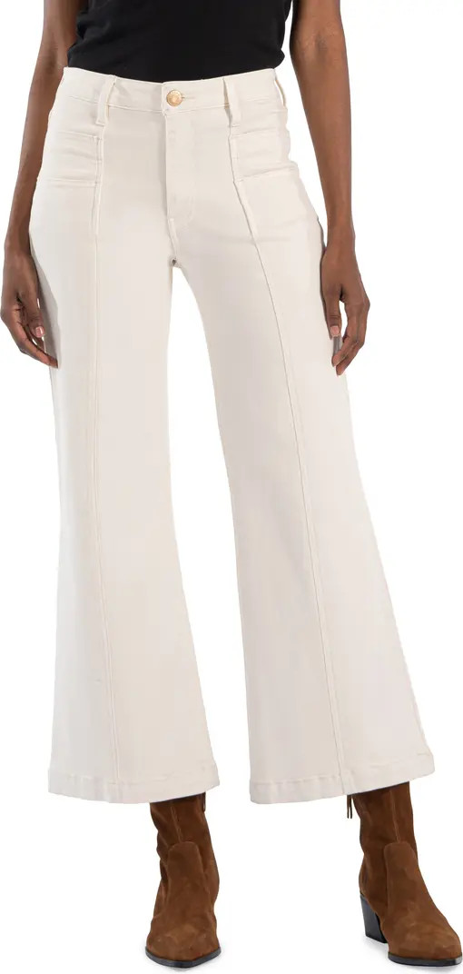 KUT from the Kloth Meg Seamed High Waist Ankle Flare Jeans | Nordstrom | Nordstrom