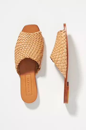 Either/Or Woven Slide Sandals | Anthropologie (US)