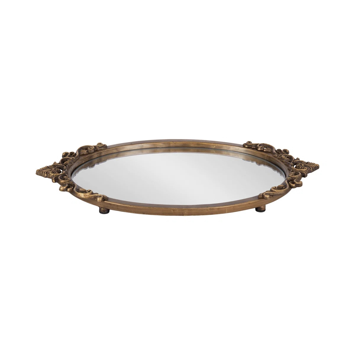 Brunman Oval Ornate Decorative Tray | Wayfair North America