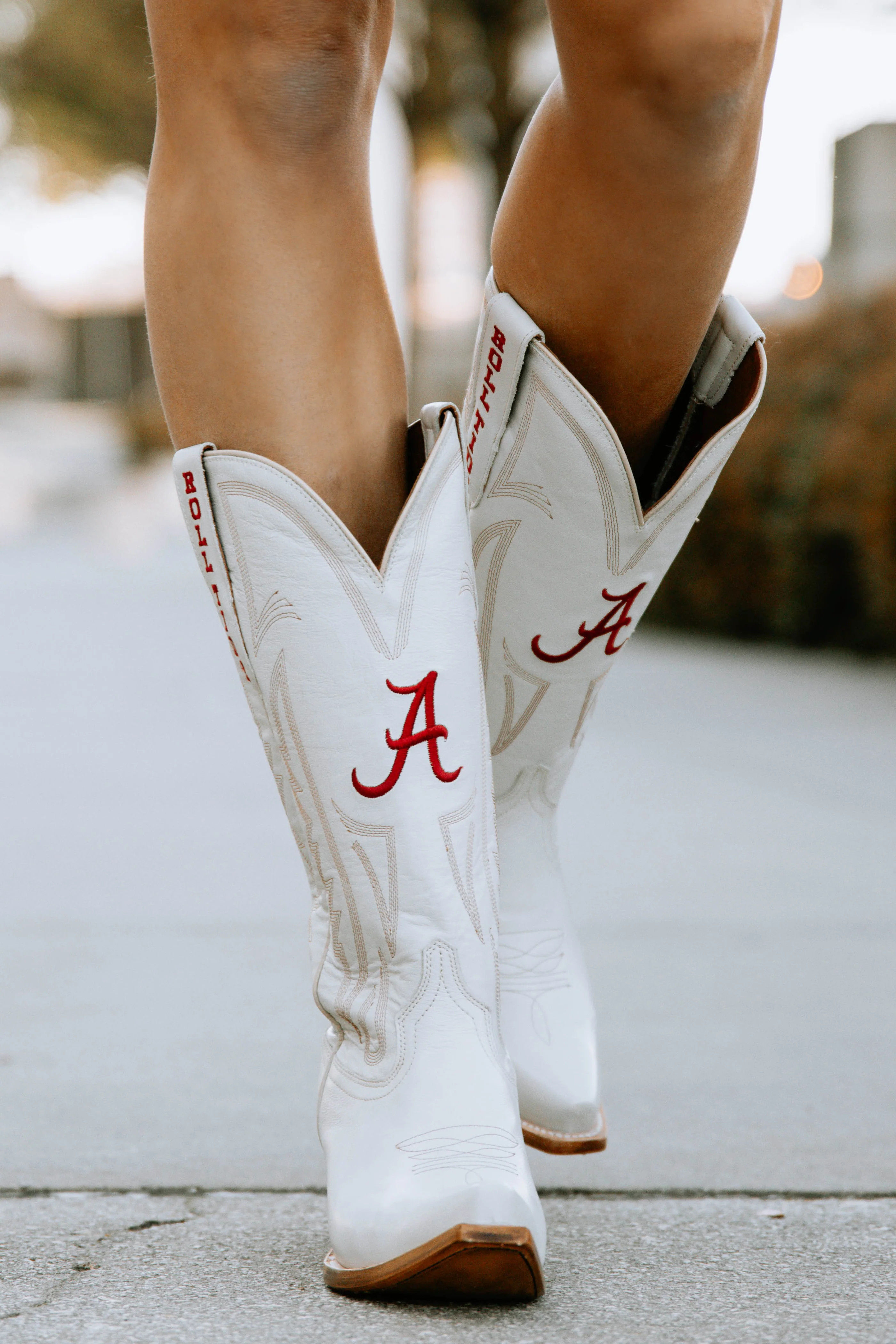 alabama crimson tide leather gameday boots | RIFFRAFF