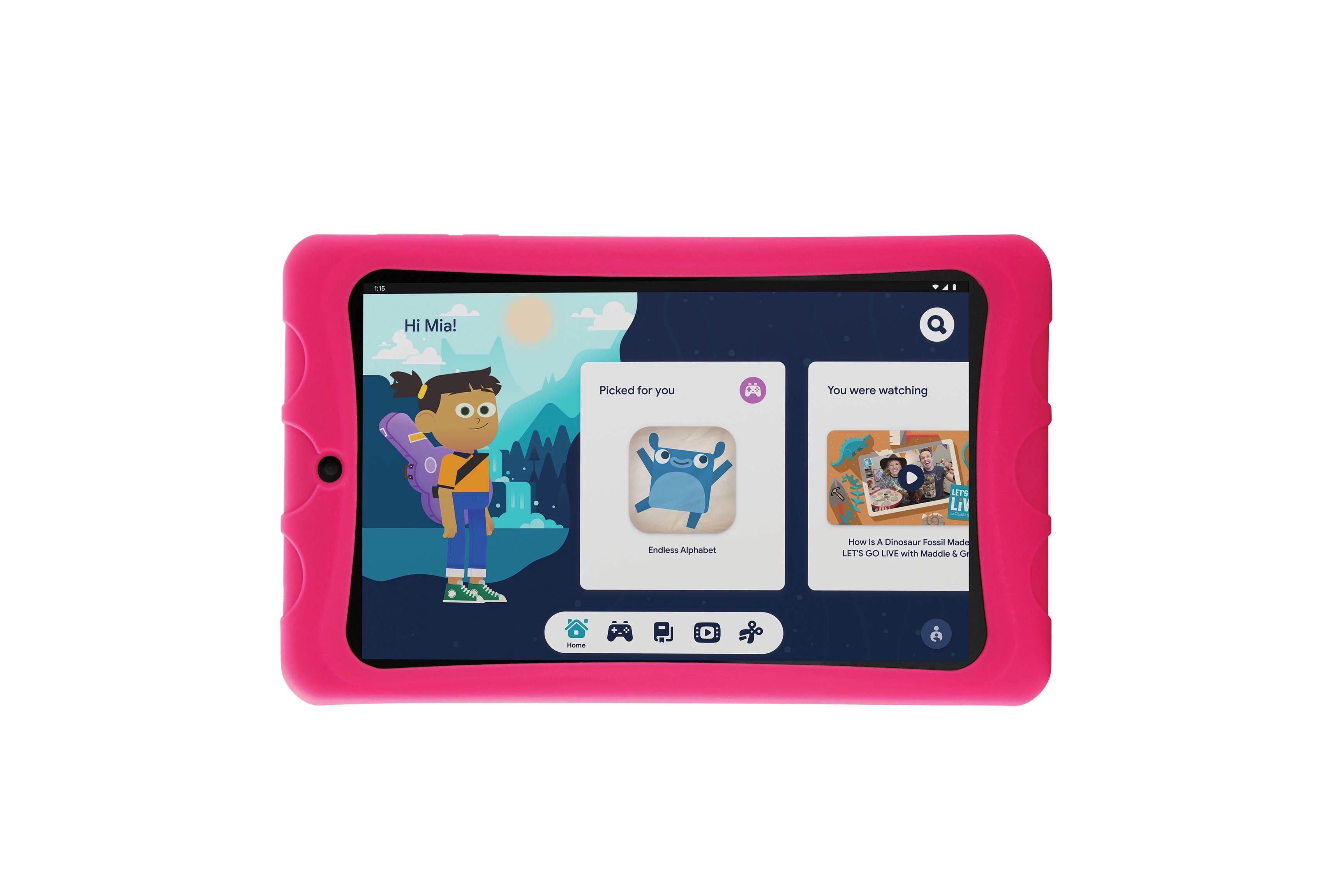 onn. 8" Kids Tablet, Pink, 32GB Storage, 2GB RAM, Android 11 Go, 2GHz Quad-Core Processor, LCD Di... | Walmart (US)