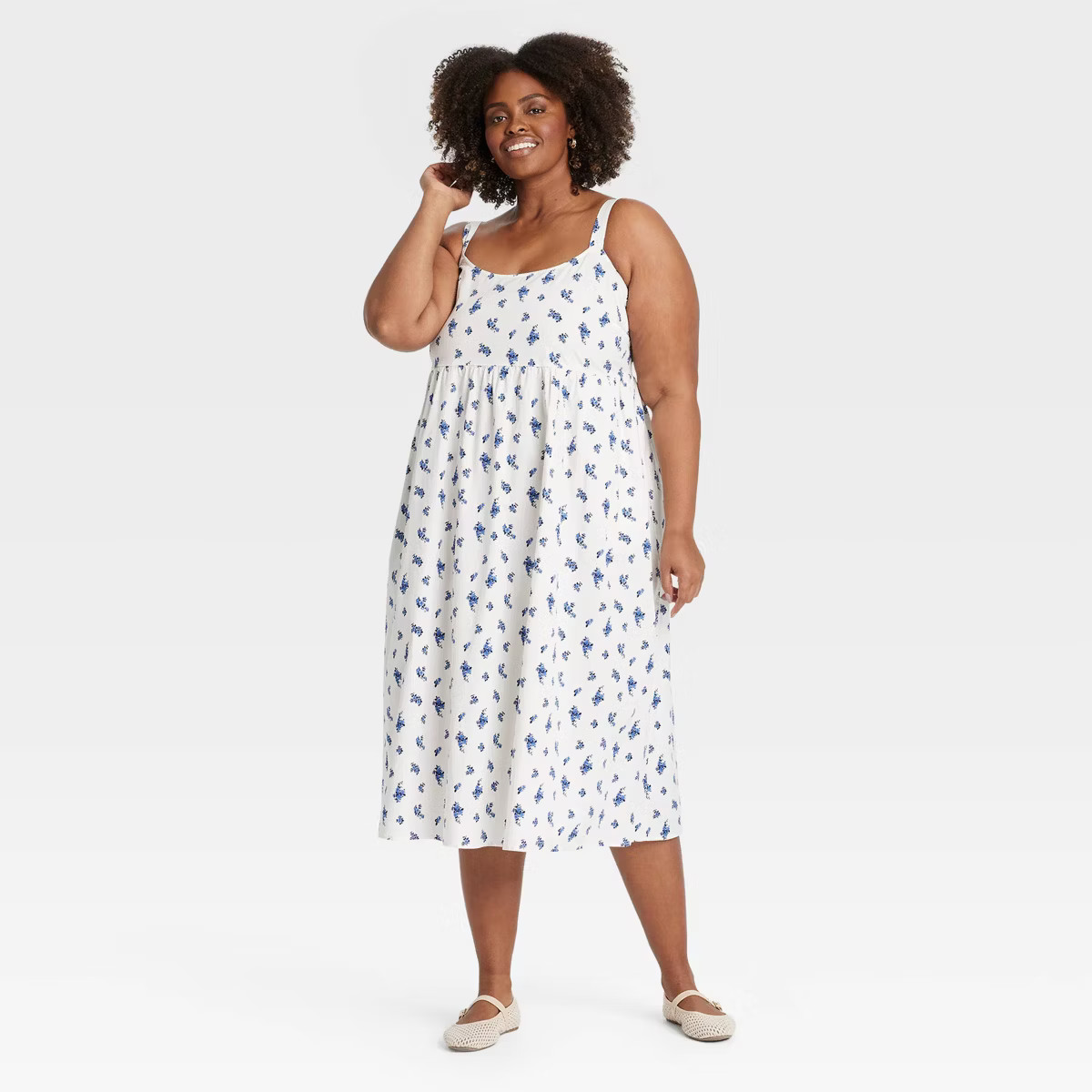 Women's Midi Empire Waist Dress - Ava & Viv™ | Target