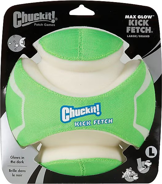 Chuckit! Kick Fetch Max Glow Dog Toy | Chewy.com