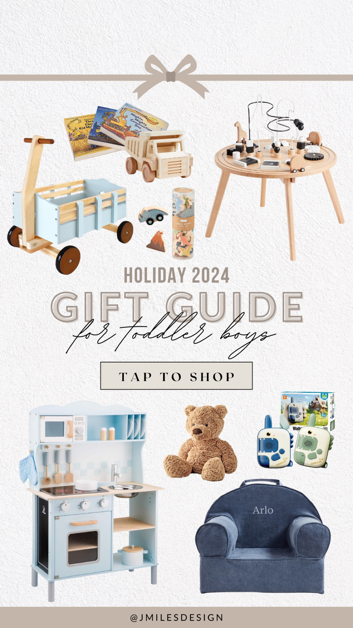 Holiday shopping for toddler boys made easy with this gift guide! From construction books and adorable wooden toys to an interactive play kitchen and cozy personalized chair, these picks are perfect for hours of fun and development. Whether you’re looking for educational toys, cuddly plush friends, or stylish playroom additions, these gifts are sure to be a hit this season. #HolidayGiftGuide #ToddlerToys #LTKHoliday #GiftIdeasForKids #ToddlerBoyGifts

#LTKGiftGuide #LTKKids #LTKHoliday