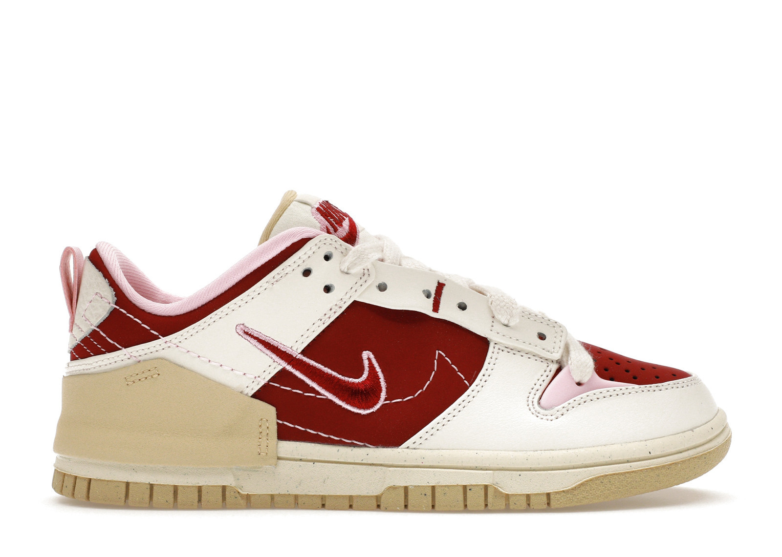 Nike Dunk Low Disrupt 2 Valentine's Day (2023) (Women's) Sneakers in Team Red/Cashmere | StockX