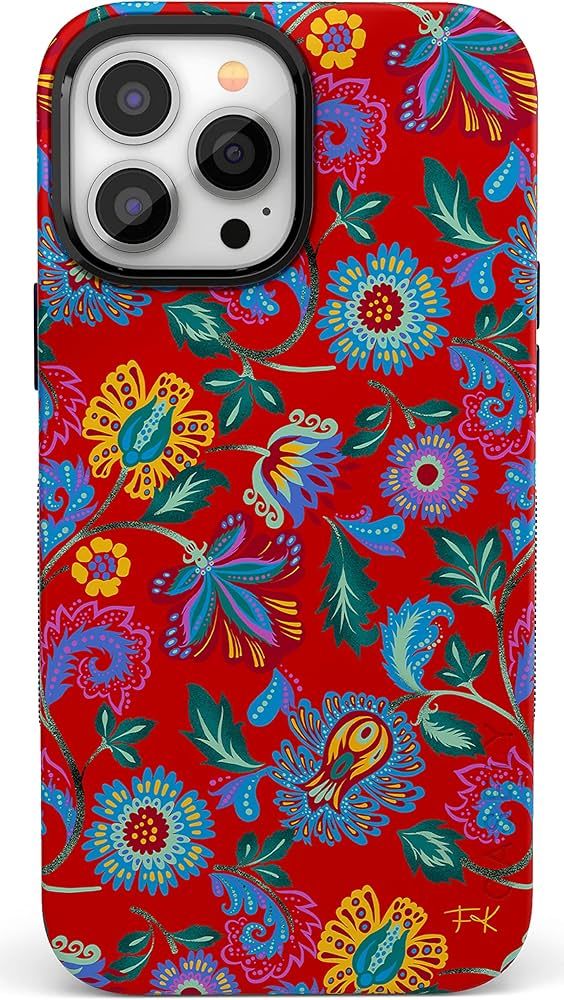Casely iPhone 13 Pro Max Case | Compatible with MagSafe | Painted Flowers | Frida Kahlo Floral Gi... | Amazon (US)
