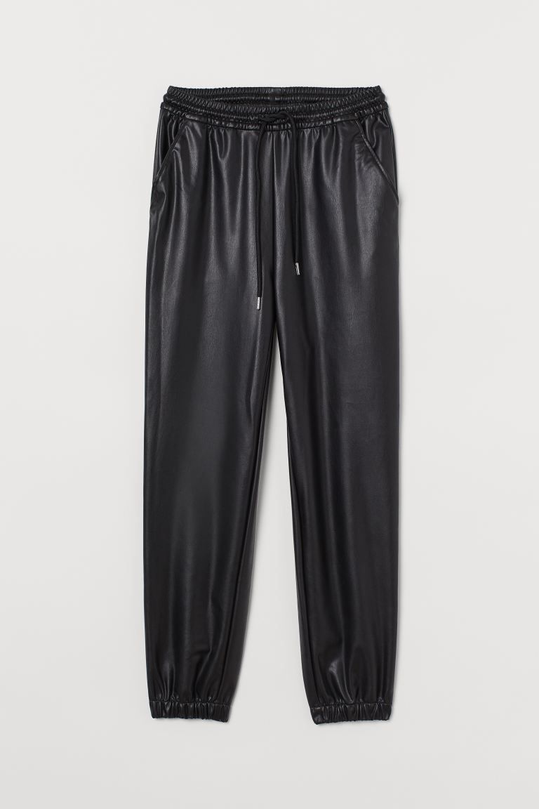 Faux Leather Joggers | H&M (US + CA)