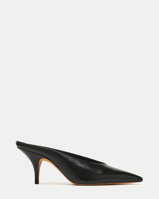 Steve Madden Women's Fonza Mule Heels - Black - Size 7.5 - Leather | Steve Madden (US)