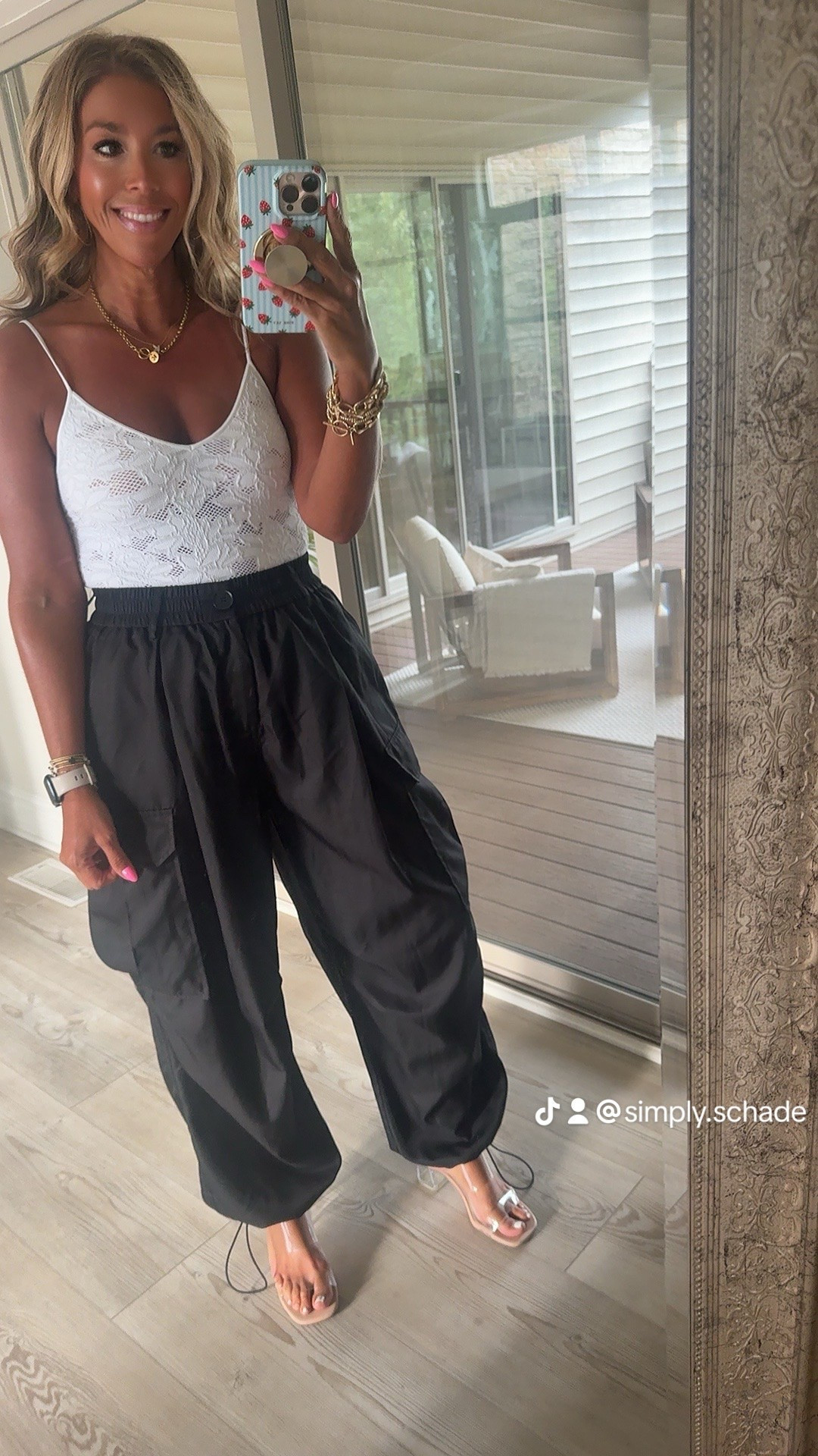 This bodysuit + these clear heels = such a good combo 🤍 The lace detail is so pretty and feminine, and the shoes literally go with everything. Dress them up or keep it casual — both are linked on my LTK! ✨
#LTKStyle #LTKFashion #LTKShoeCrush #BodysuitStyle #SummerStyle #OOTD

#LTKdayinmylife #LTKootd #LTKgrwm