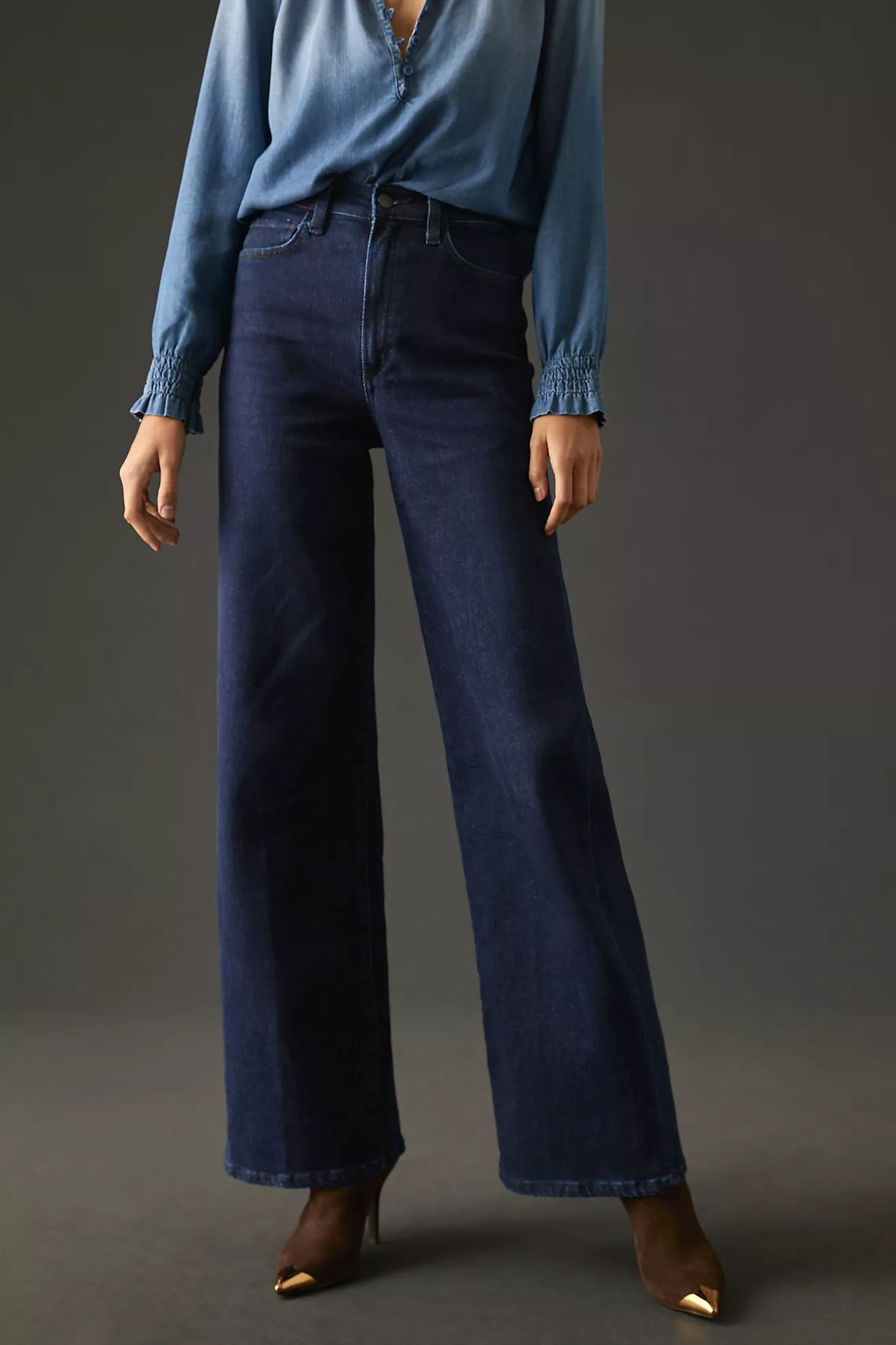 Joe's Jeans The Mia High-Rise Wide-Leg Jeans | Anthropologie (US)