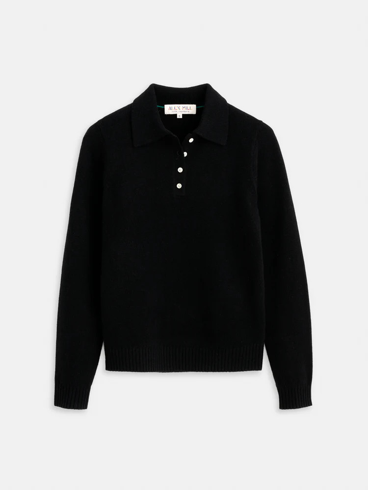 Cashmere Alice Polo Sweater | Alex Mill