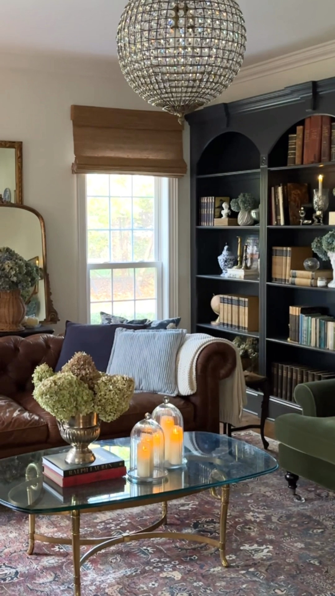 Before and after of our bamboo Roman shades

#LTKHome
