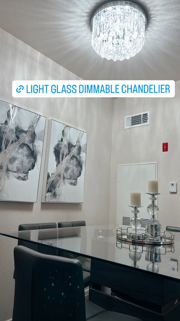 LIGHT GLASS DIMMABLE CHANDELIER ✨

#LTKWatchNow #LTKHome