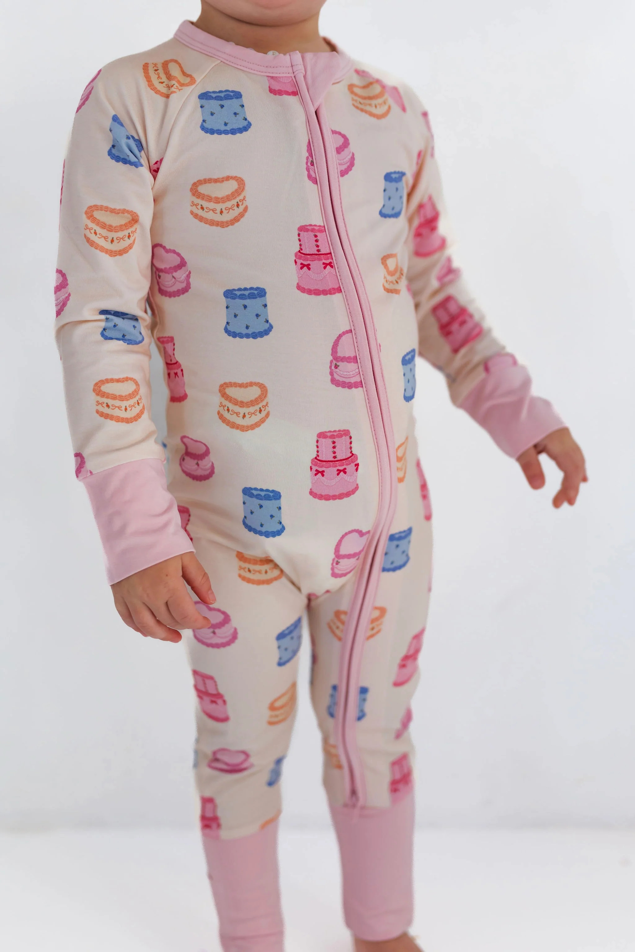 Cakes Zipper Romper | In My Jammers