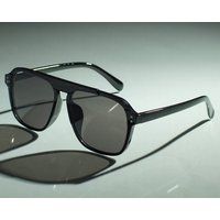 Black Square Oversized Aviators 70S Retro Hippie Sunglasses Aviator Pilot Sunglass Vintage Seventies | Etsy (US)