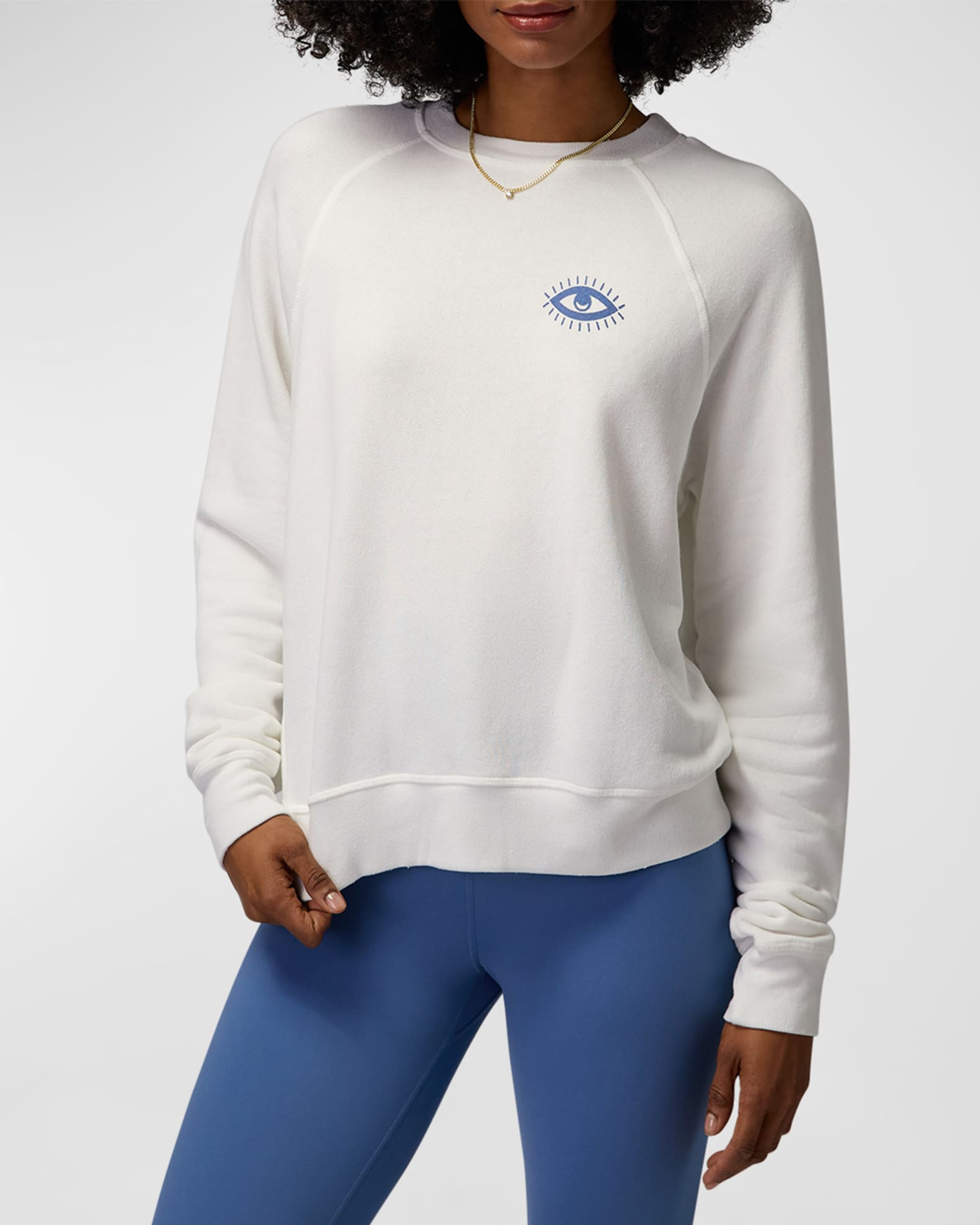 Seeing Eye Forever Crewneck Sweatshirt | Neiman Marcus