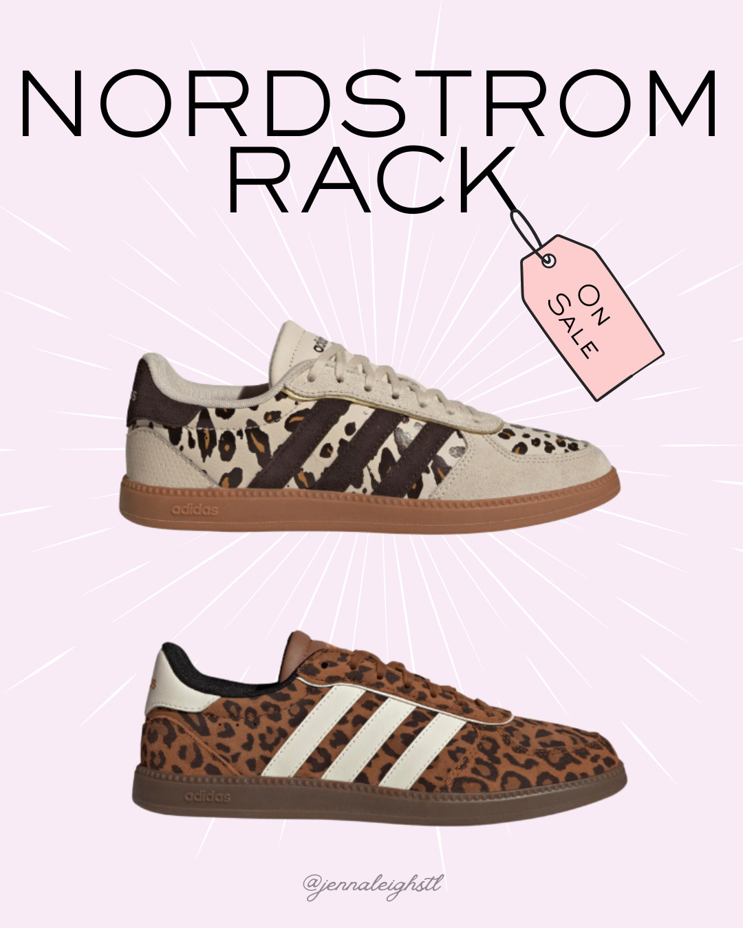 Love these adidas Breaknet Sleek sneakers from Nordstrom Rack. They are under $50 and come in two different cheetah print styles, both so cute and perfect for adding a fun pop to any outfit. 

 #LTKActive #LTKSaleAlert #LTKMidsize