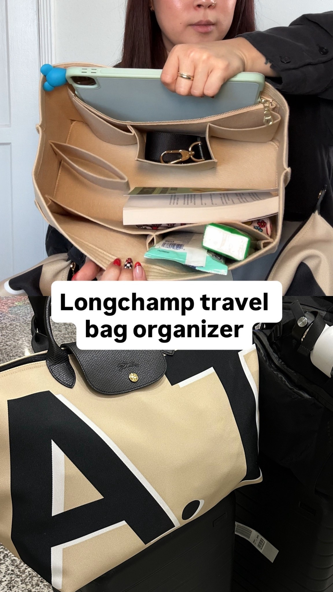 Mine is size XL! still leaves a little room on the sides and gives it the perfect amount of shape 

#LTKItBag #LTKTravel #LTKStyleTip