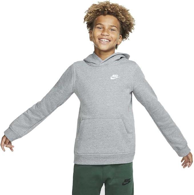 NIKE Sportswear Boys' Club Pullover Hoodie | Amazon (US)
