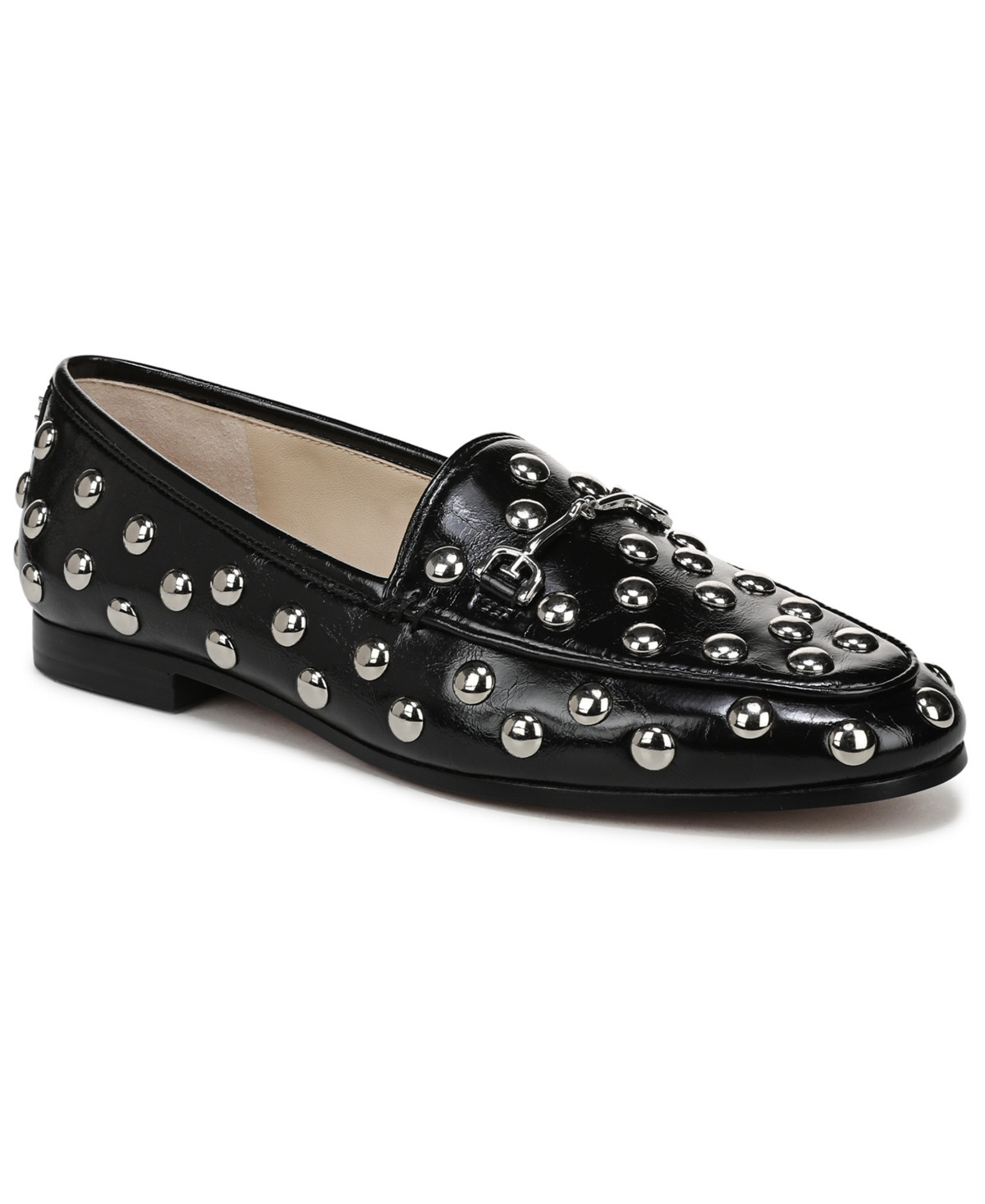 Sam Edelman Women's Loraine Stud Loafers - Black | Macy's