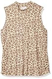 Skinnygirl Women's Flaunt Mock Neck Cinched Side Tank Top, Safari Abstract Cheetah, Medium | Amazon (US)