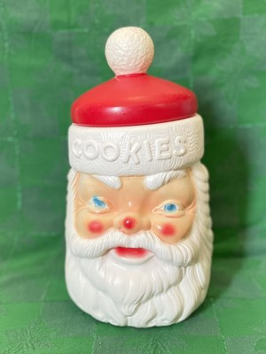 VINTAGE 1973 EMPIRE PLASTIC  Large SANTA COOKIE JAR/ CANISTER | eBay US