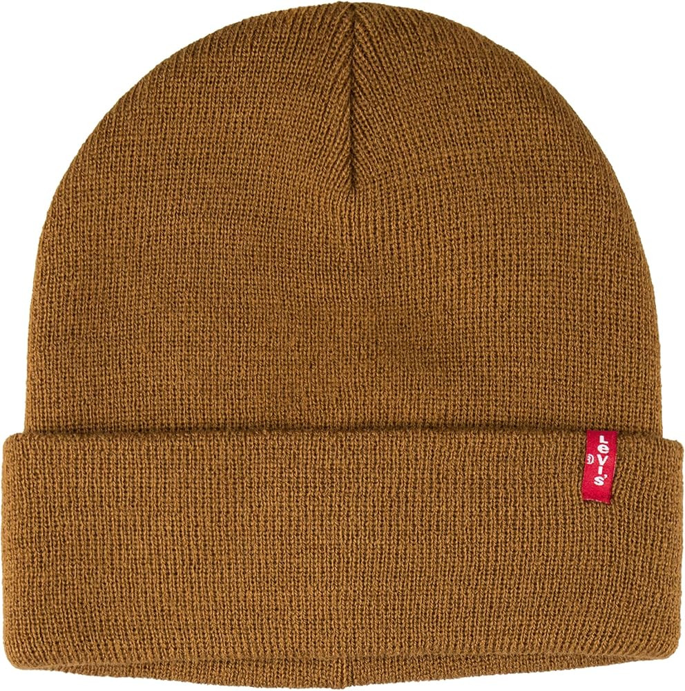 Levi's Mens All-Season Hero Beanie Soft Knit Cuffed Winter Hat, Warm & Comfortable Everyday Style | Amazon (US)