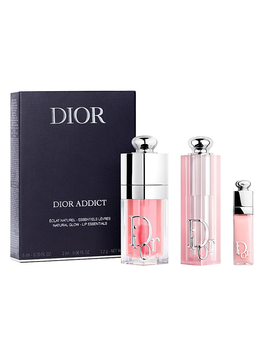 Dior Addict Hydrating Lip Balm & Lip Oil Trio | Saks Fifth Avenue