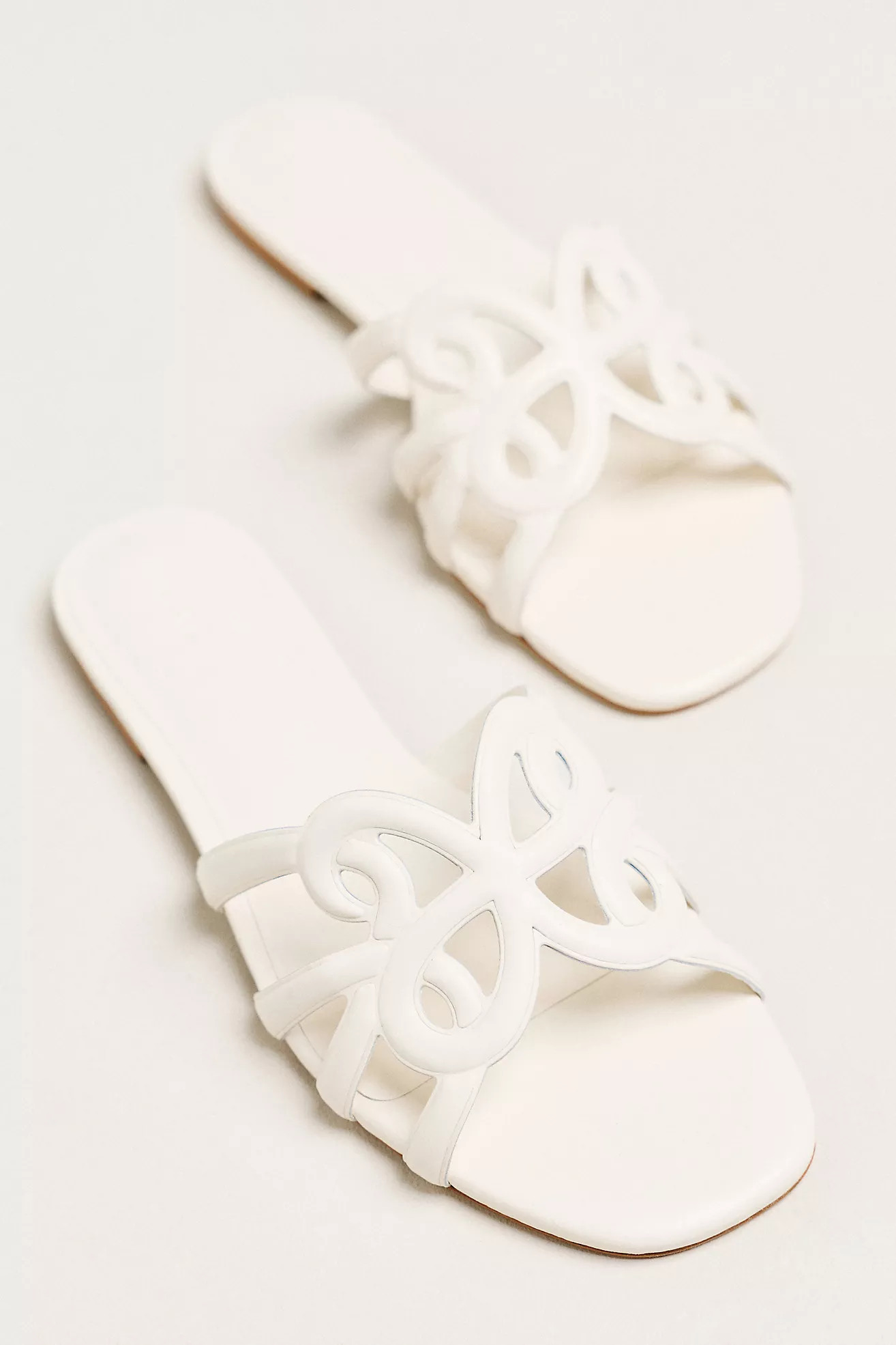 Maeve Logo Slide Sandals | Anthropologie (US)