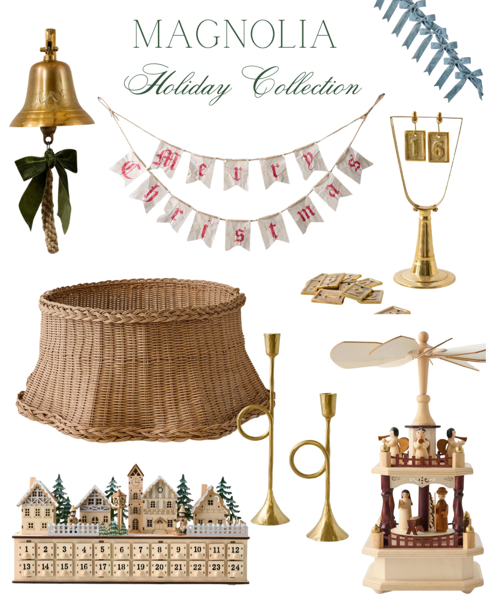 My Magnolia Holiday Collection picks plus the viral $350 Christmas tree🎄 hopefully the wicker tree collar comes back in stock🤞🏻but if not, I linked a few other unique wicker tree collars!

#LTKHoliday #LTKSeasonal