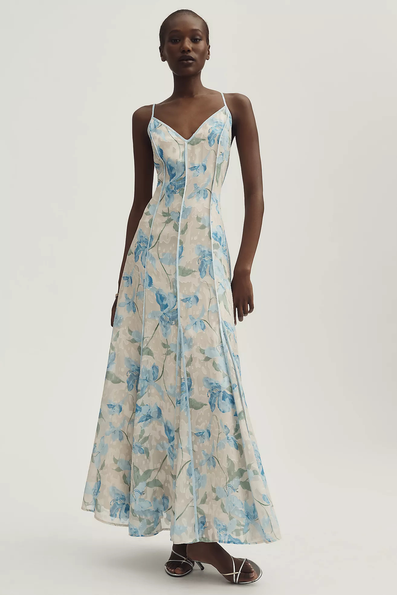Hutch Tasmin V-Neck Maxi Dress | Anthropologie (US)
