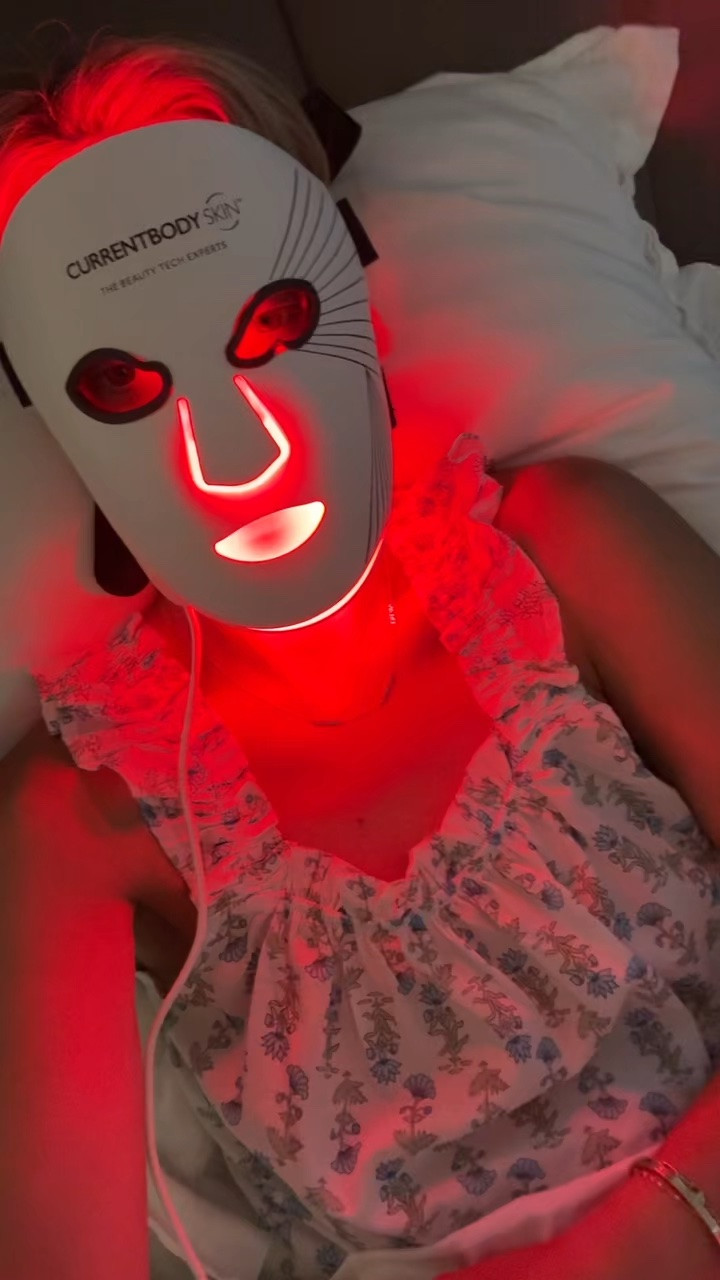 Finally caved and trying out the LED red light masks (this is the series 2). Too soon to speak to results, but they gave me code KENDALLKREMER for 10% off if you’ve been thinking of trying it out

@currentbody #ad

#LTKselfcare #LTKBeauty