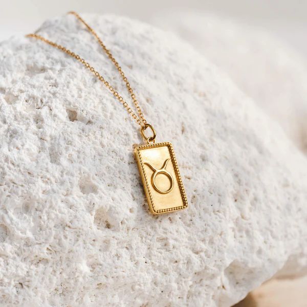 Taurus Necklace with Charm Pendant | Linjer