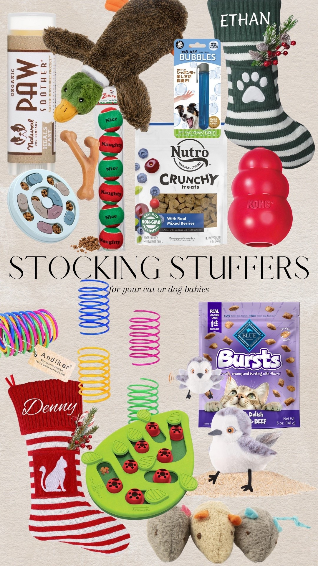 STOCKING STUFFERS | cat and dog babies | gift ideas for your pets 

#LTKHoliday #LTKGiftGuide #LTKmomlife