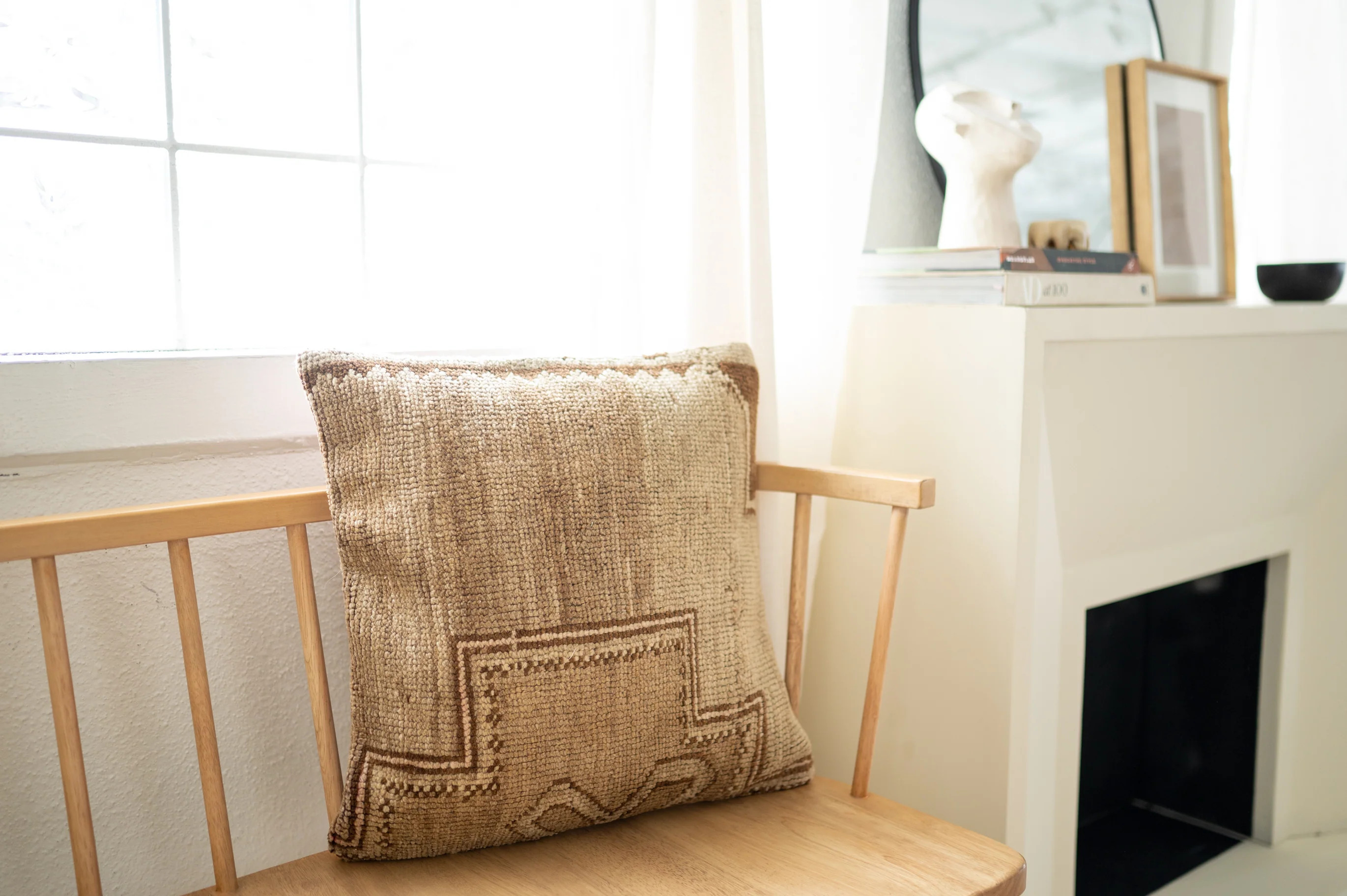 Neutral Block Pillow | Sweenshots Studios