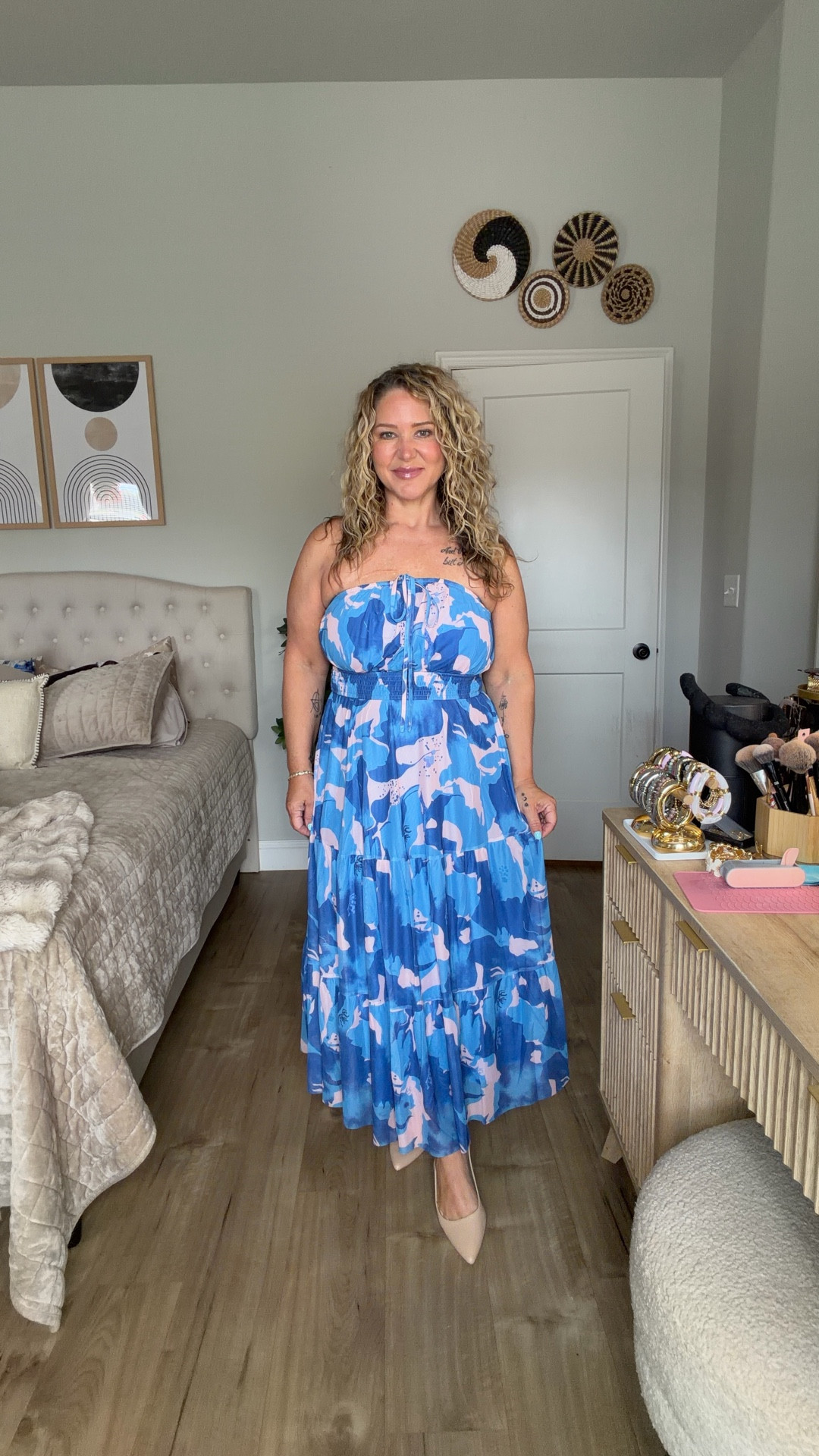 Size large in all 

#LTKOver40 #LTKPetite #LTKMidsize