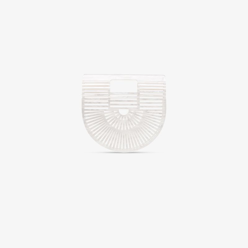 Cult Gaia White Ark Small acrylic bag | Browns Fashion