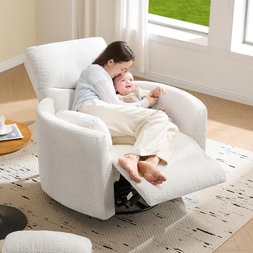 Jocisland Power Recliner Nursery Chair for Adults, Electric Swivel Rocking Glider with USB & Type... | Amazon (US)