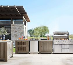 Abbott Acacia Ultimate 3-Piece Outdoor Kitchen Set | Pottery Barn (US)