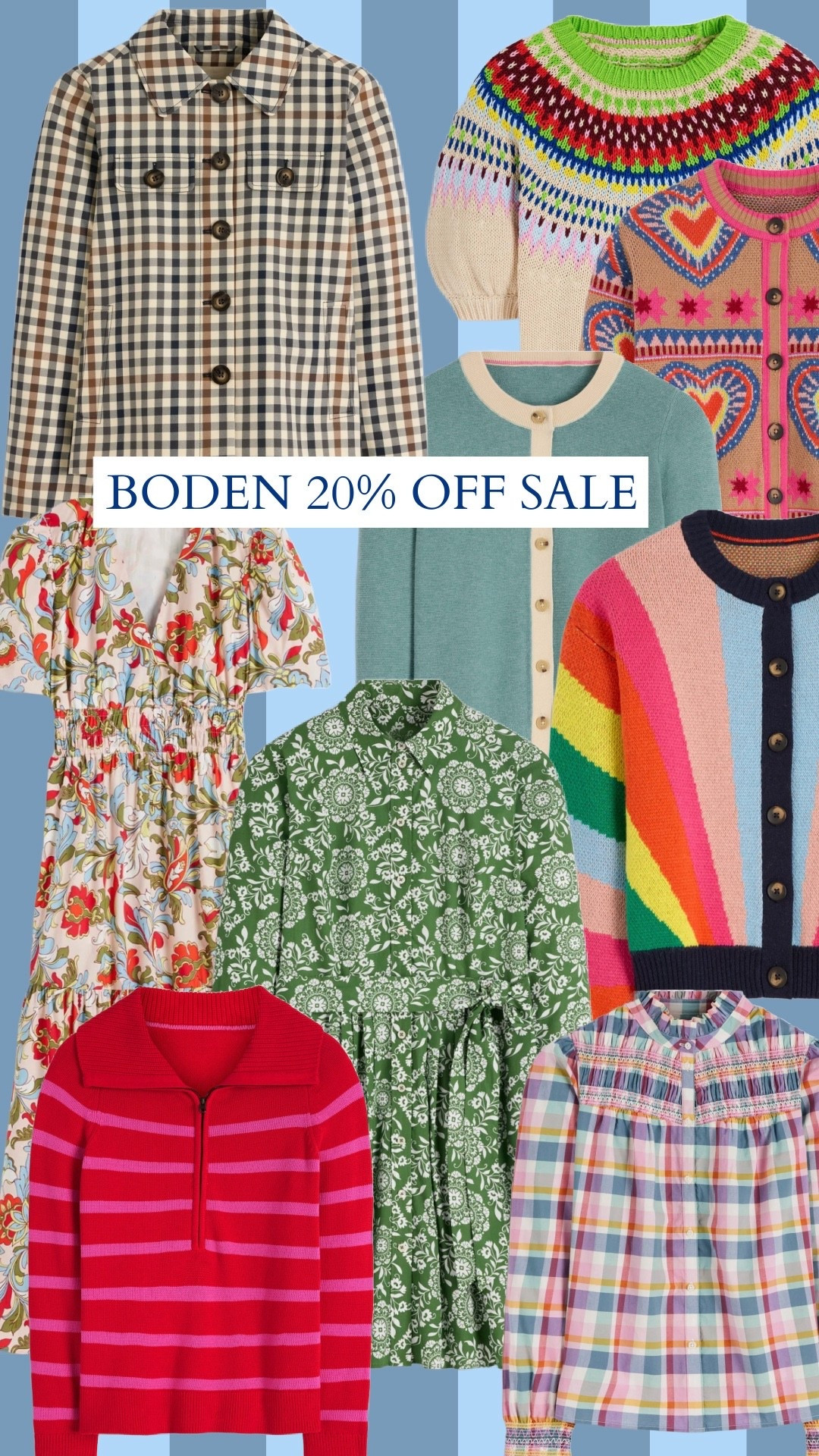 20% off Boden sale 

#LTKSaleAlert #LTKSeasonal #LTKOver40